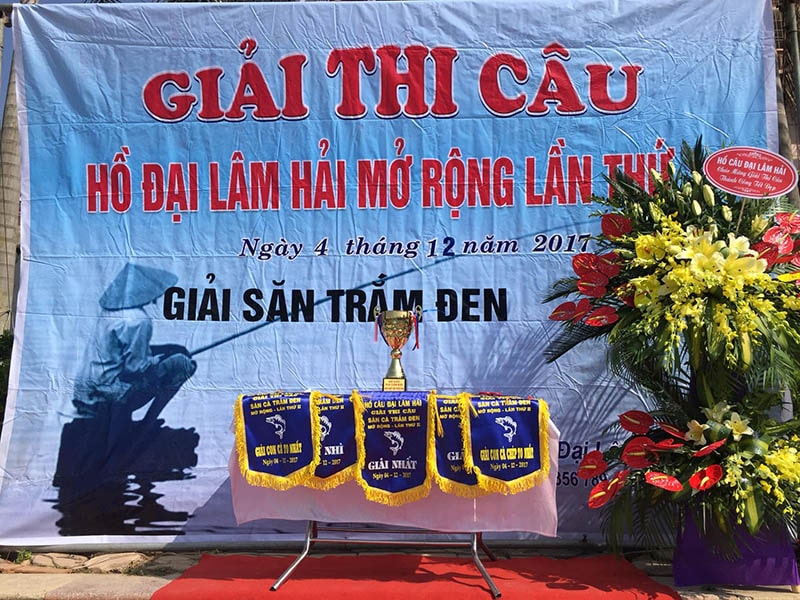 Giải Săn Trắm Đen Hồ Câu Đại Lâm Hải Ngày 07/03/2019