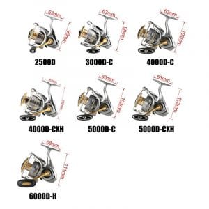 Daiwa Freams Size