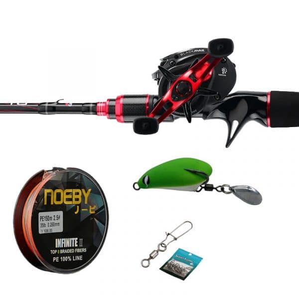 Combo cau lure abu black max