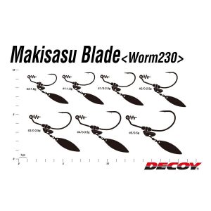 Decoy Worm 230G Maki Sasu Blade Gold 4